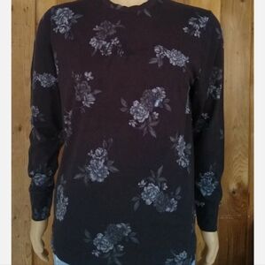 Hollister Black Floral Men's Shirt